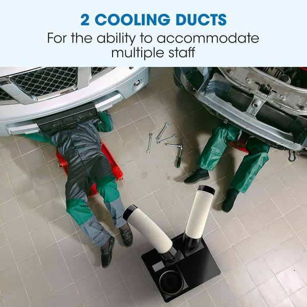 Polycool 4.5Kw Portable Industrial Spot Cooler With Twin Cooling Ducts 15A Plug Portable Air Conditioners