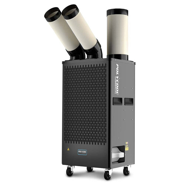 Polycool 4.5Kw Portable Industrial Spot Cooler With Twin Cooling Ducts 15A Plug Portable Air Conditioners