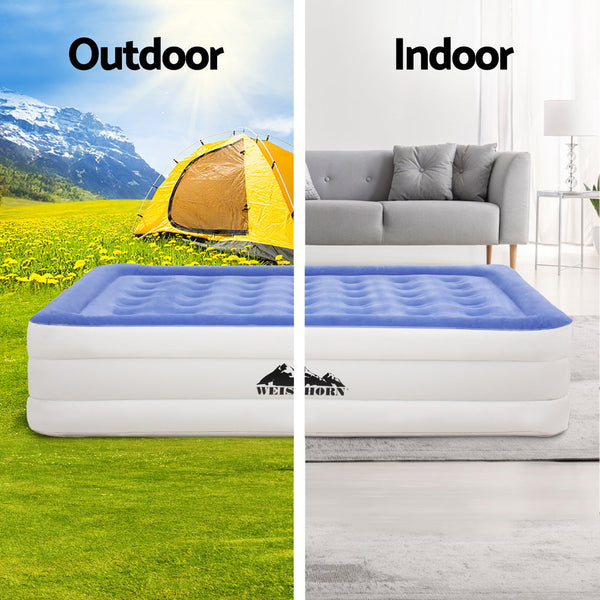 Weisshorn Air Mattress Queen Inflatable Bed 46Cm Cube Inflatable Mattresses & Airbeds