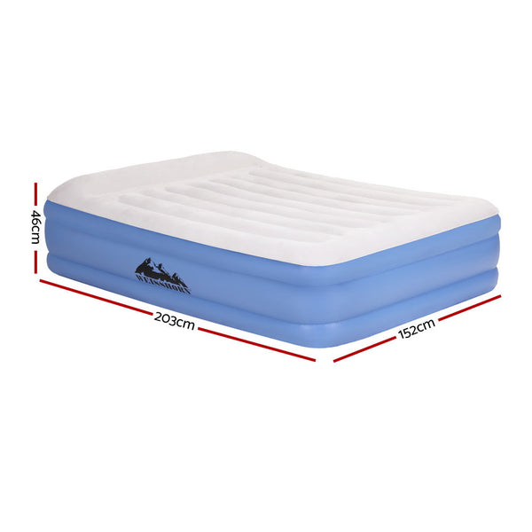 Weisshorn Air Mattress Queen Inflatable Bed 46Cm Air Bed Inflatable Mattresses & Airbeds