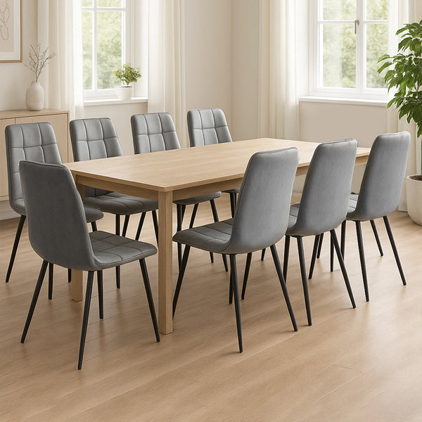 Levede 8X Kitchen Dining Chairs