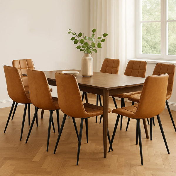 Levede 8X Kitchen Dining Chairs
