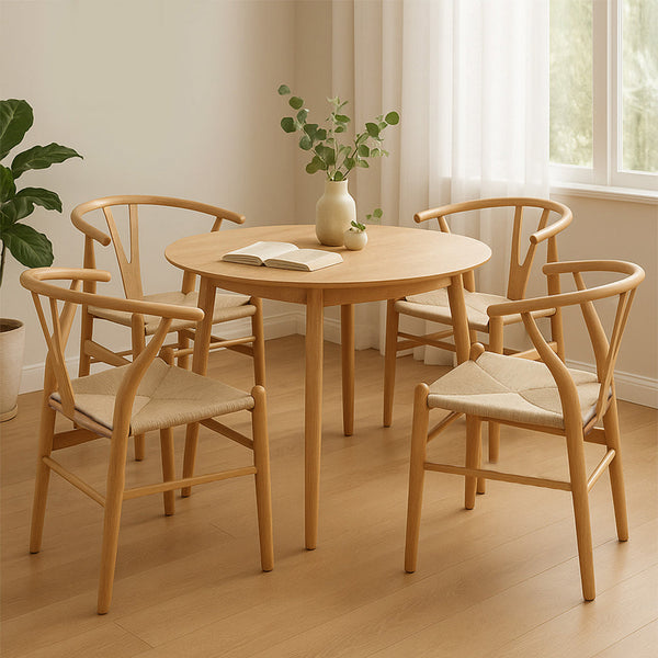 Levede 4X Wooden Hans Dining Chairs