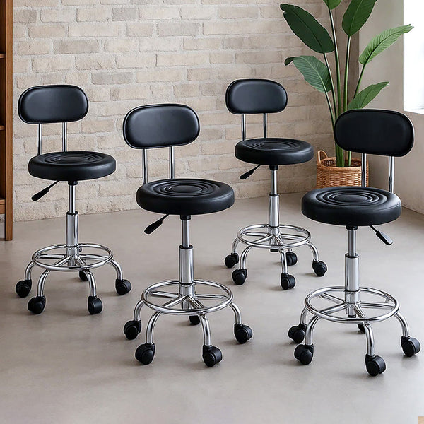 Levede 4X Salon Stool Swivel Bar Stools Benches Bar Stools