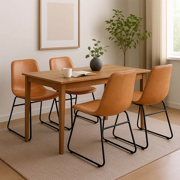 Levede 4X Kitchen Table Dining Chairs