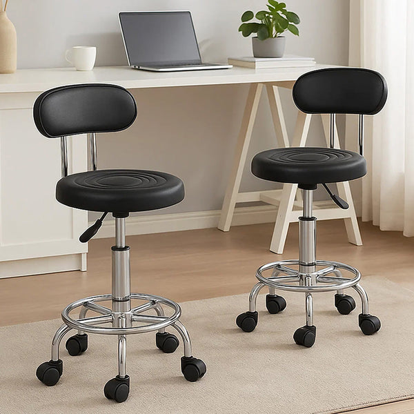 Levede 2X Salon Stool Swivel Bar Stools Benches Bar Stools