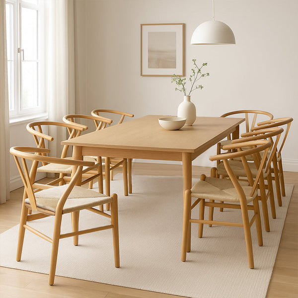 Levede 6X Wooden Hans Dining Chairs