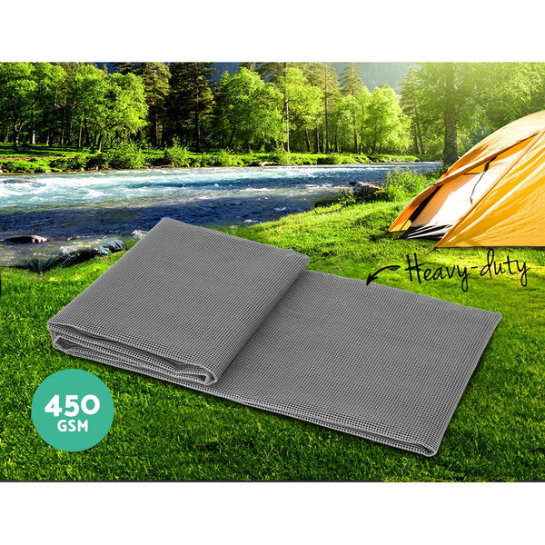 Weisshorn 3M X 2.5M Annex Matting Floor Mats Mesh Caravan Camping Annexe 2Pcs Annexe Mats