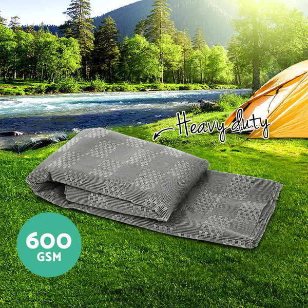 Weisshorn 7M X 2.5M Annex Matting 600Gsm Floor Mats Mesh Caravan Camping Annexe Annexe Mats