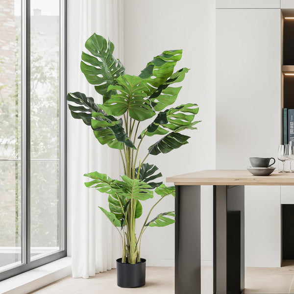Pe Fabric Artificial Monstera Tree 140 Centimetre Indoor Plant Artificial Plants