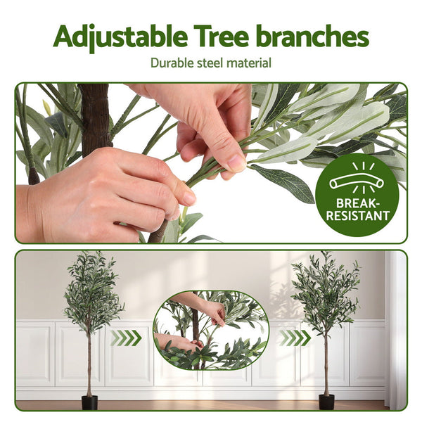 155Cm Artificial Olive Tree Faux Trees Indoor Decor Plants Lifelike Artificial Plants