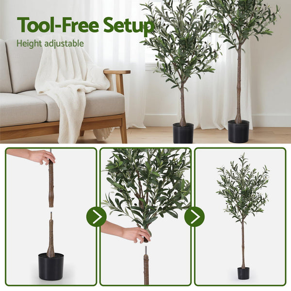 155Cm Artificial Olive Tree Faux Trees Indoor Decor Plants Lifelike Artificial Plants