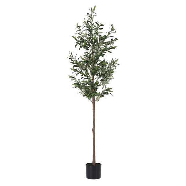 Pe Fabric Artificial Olive Tree Uv Resistant Indoor Outdoor Plant Home Decor Artificial Plants
