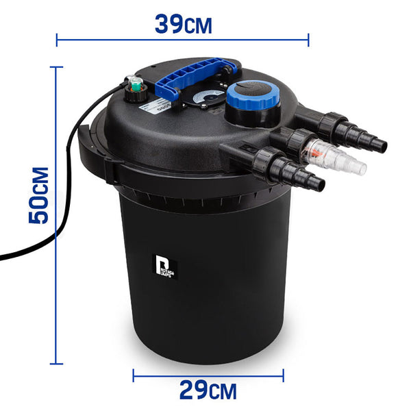 Protege Aquarium External Canister Filter Fish Tank Pond Water Uv Light 10000 L/H Filters
