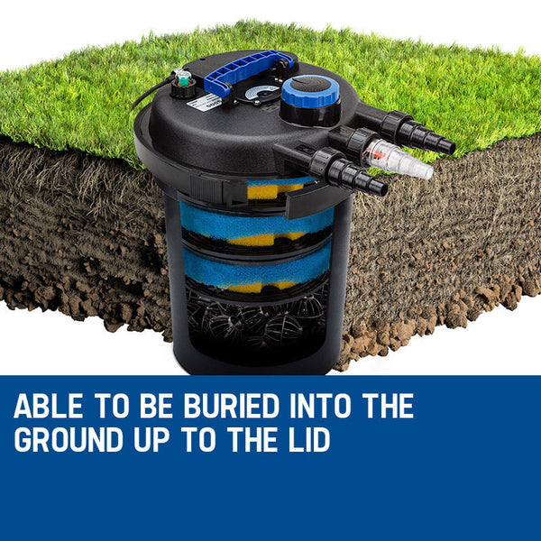 Protege Aquarium External Canister Filter Fish Tank Pond Water Uv Light 10000 L/H Filters