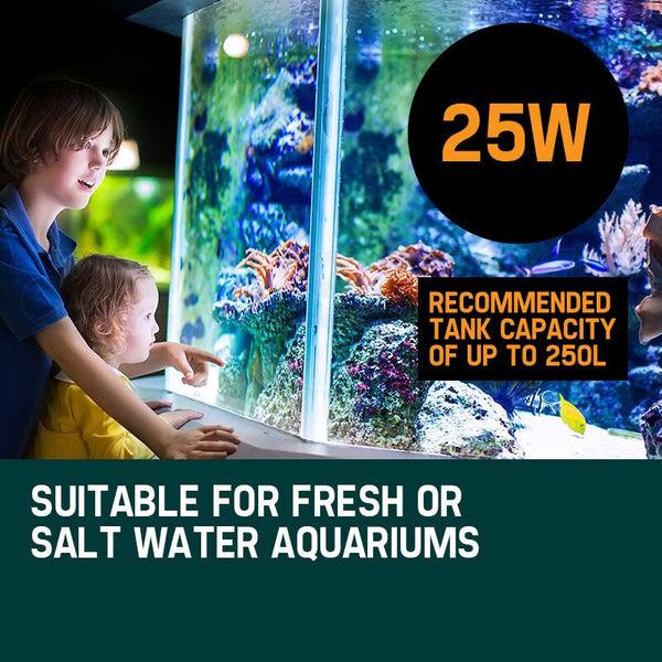 Protege Aquarium External Canister Filter Pump Fish Tank Pond 1250 L/H Filters