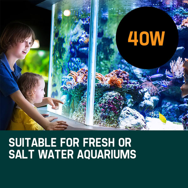 Protege Aquarium External Canister Filter Fish Tank Pond Pump Uv Light 1850 L/H Filters