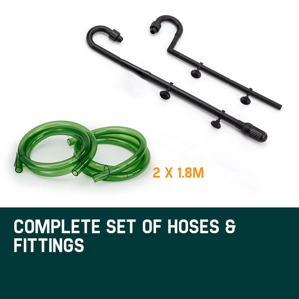 Protege Aquarium External Canister Filter Fish Tank Pond Pump Uv Light 1850 L/H Filters