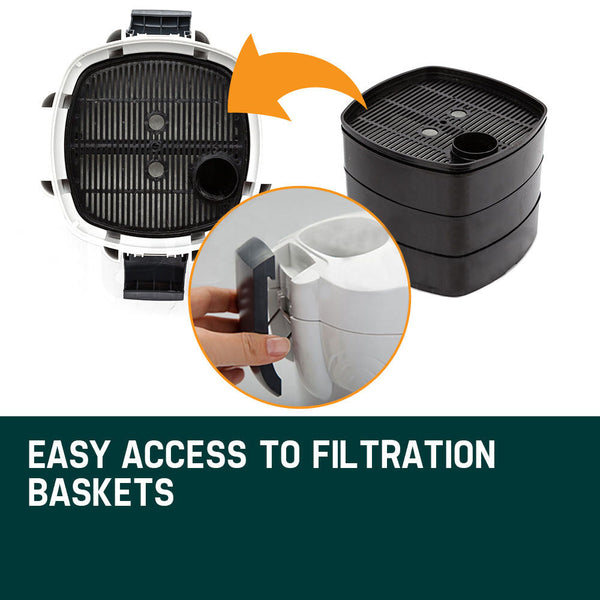 Filters Protege Aquarium External Canister Filter Fish Tank Multi Stage Pond Pump Uv Light