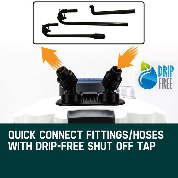 Filters Protege Aquarium External Canister Filter Fish Tank Multi Stage Pond Pump Uv Light