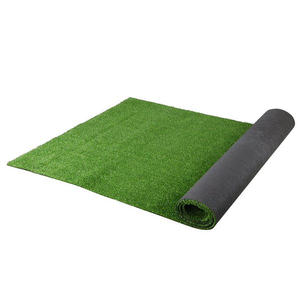 Prime Turf 2Mx5m 17Mm Synthetic Fake Lawn Plant Plastic Olive Artificial Grass