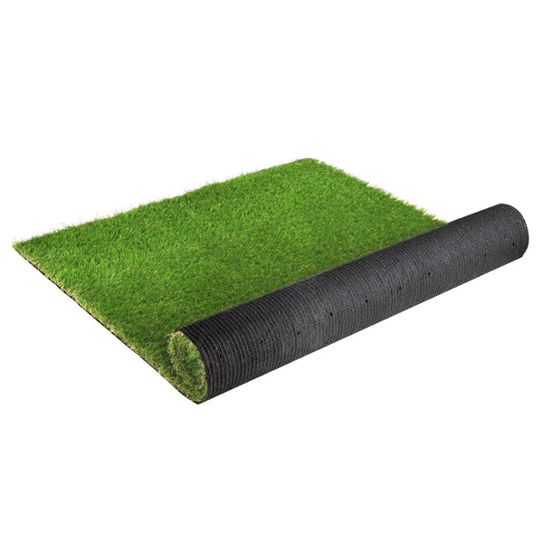 Prime Turf 20Mm 1Mx10m Synthetic Fake Lawn Plastic Plant 4 Coloured Artificial Grass
