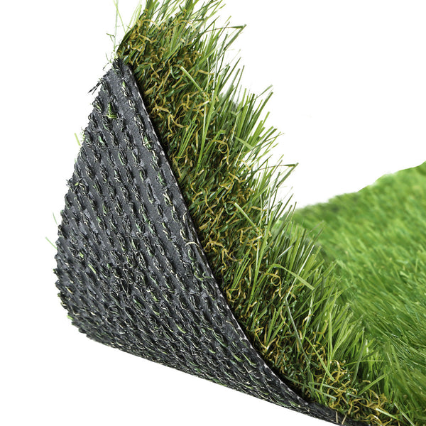 Prime Turf 30Mm 1Mx20m Synthetic Fake Lawn Plastic Plant 4 Coloured Artificial Grass