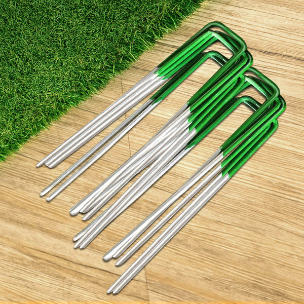 Prime Turf 50Pcs Synthetic Pins Fake Lawn Weed Mat Pegs Joining Tape Artificial Grass