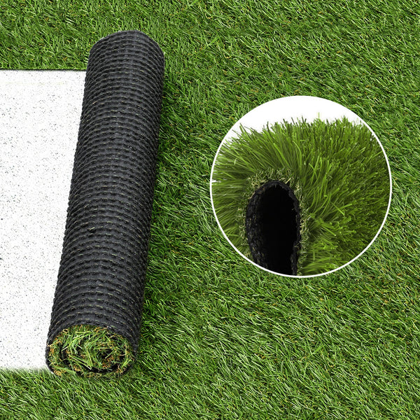 Prime Turf 30Mm 2Mx5m Synthetic Fake Lawn Plastic Plant 4 Coloured Artificial Grass