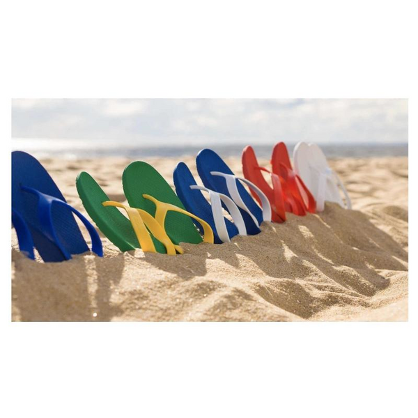 Archline Flip Flops Orthotic Thongs Support Shoes Footwear White/Black Slippers