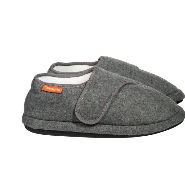 Archline Orthotic Plus Slippers Closed Scuffs Pain Relief Moccasins Extra Wide Comfort Shoes