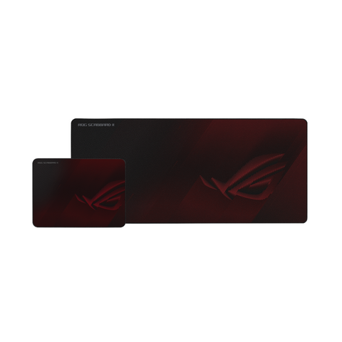 Asus Rog Scabbard Ii Gaming Mouse Pad Medium 360X260mm + Extended 900X400mm Size Water/Oil/Dust Respellent Anti Fray Soft Cloth With Rubber Base Mouse