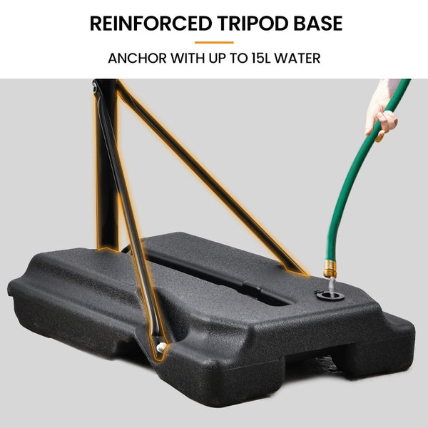 Dr. Dunk Kids Basketball Hoop Stand System 1.15M To 1.60M Height Basketball Backboards