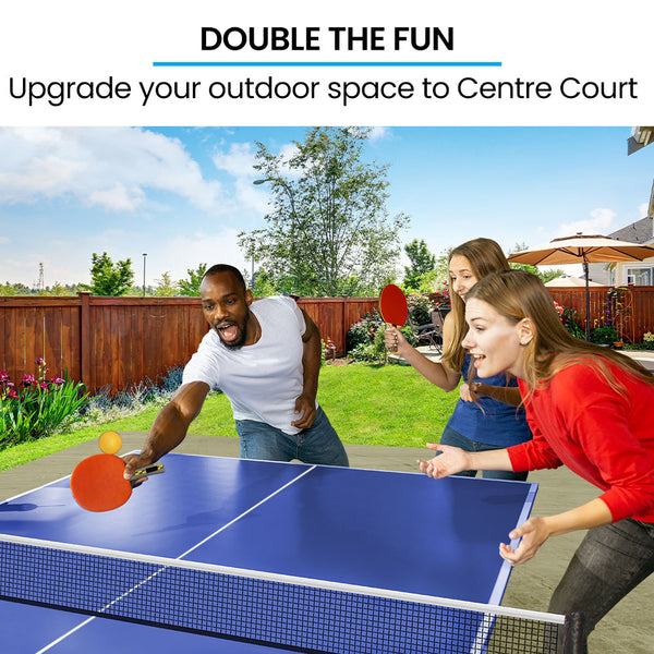 Proflex Premium Outdoor Table Tennis With 4 Player Ping Pong Paddle And Pingpong Ball Pack Table Tennis Sets