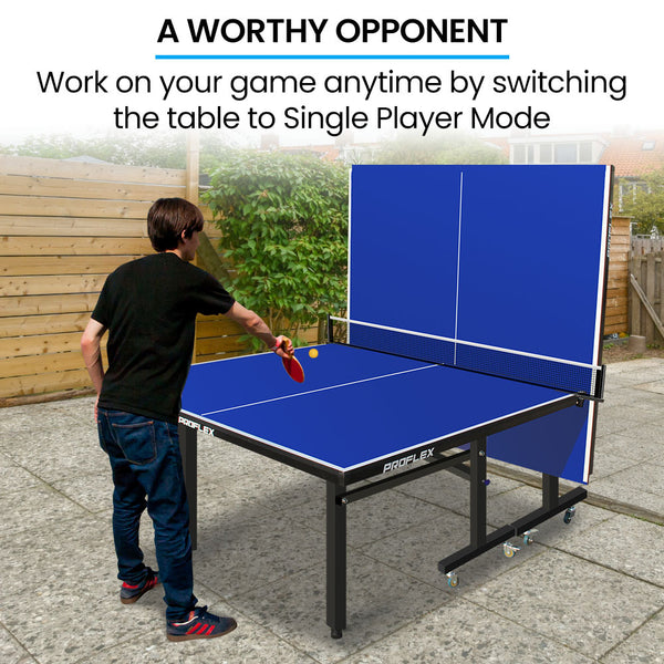 Proflex Premium Outdoor Table Tennis With 4 Player Ping Pong Paddle And Pingpong Ball Pack Table Tennis Sets