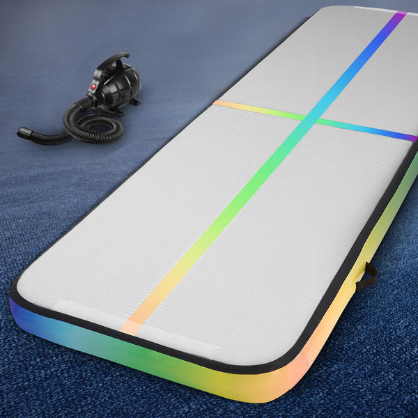 Everfit 3M Inflatable Gymnastics Mat With Pump Sports Fitness Equipment Gymnastics Mats