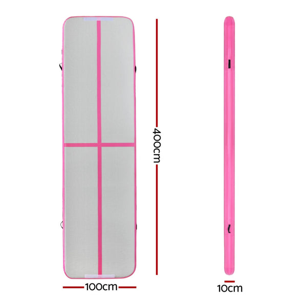 Everfit Air Track Inflatable Gymnastics Mat Sports Fitness Pink


Everfit Mats & Non Slip Towels