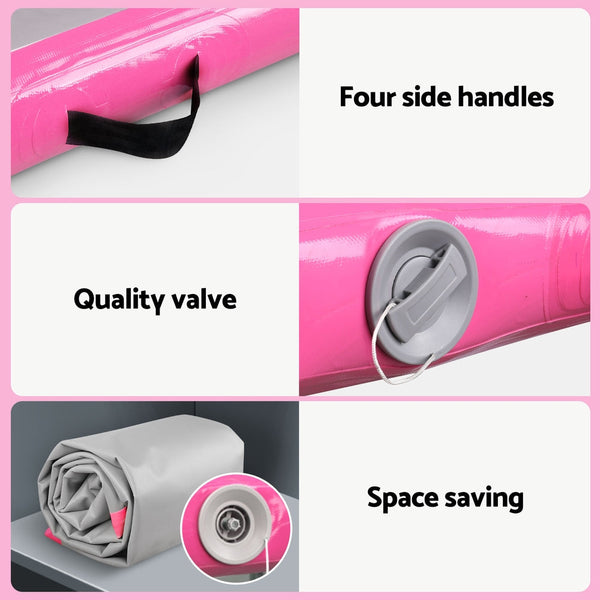 Everfit Air Track Inflatable Gymnastics Mat Sports Fitness Pink


Everfit Mats & Non Slip Towels