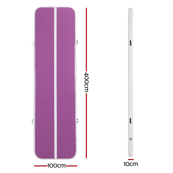 Everfit Air Track Inflatable Gymnastics Mat Sports Fitness Purple


Everfit Mats & Non Slip Towels