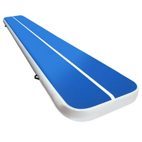 5M Inflatable Air Track Gymnastics Mat Blue White Fitness Equipment Gymnastics Mats