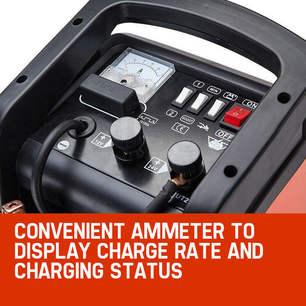 Rossi Car Battery Charger 280A 12V/24V Jump Starter Atv Boat Truck Tractor Battery Chargers