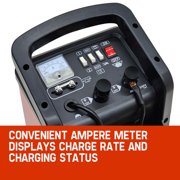 Rossi Car Battery Charger 750A 12V/24V Jump Starter Atv Boat Truck Tractor Battery Chargers