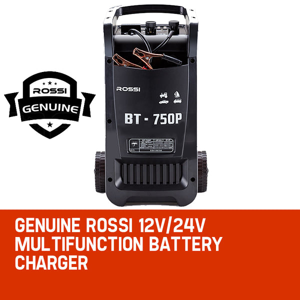 Rossi Car Battery Charger 750A 12V/24V Jump Starter Atv Boat Truck Tractor Battery Chargers