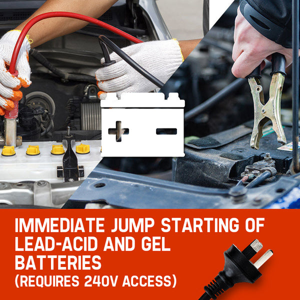 Battery Chargers Rossi Car Battery Charger 750A 12V/24V Jump Starter Atv Boat Truck Tractor