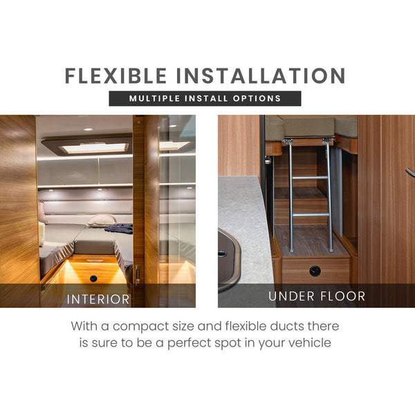 Thermomate 12V 5Kw Diesel Air Heater For Camper Trailer Van Motorhome Rv Red Air Conditioning