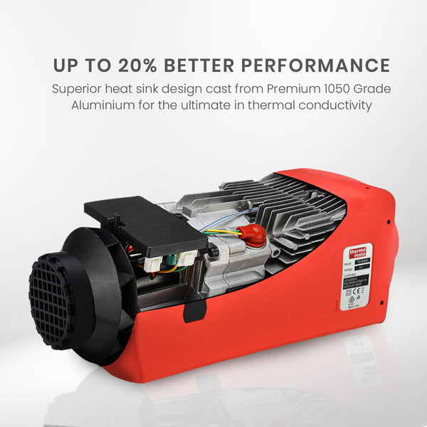 Thermomate 12V 5Kw Diesel Air Heater For Caravan Camper Trailer Van Motorhome Rv Red Air Conditioning