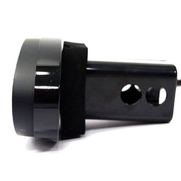 Jaxsyn Novelty Tow Bar / Trailer Hitch Cover Red Oval Brakelight Iron Cross Tow Bars & Winches