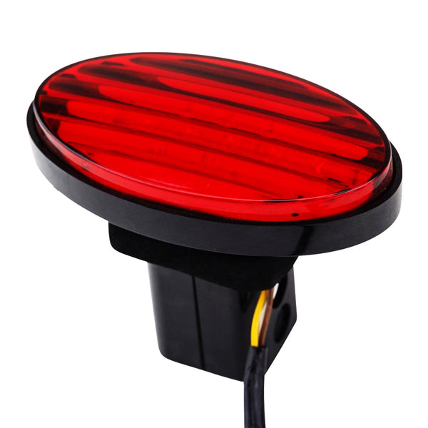 Jaxsyn Novelty Towbar Trailer Hitch Cover Red Oval Brake Light Tow Bars & Winches