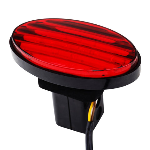 Jaxsyn Novelty Towbar Trailer Hitch Cover Red Oval Brake Light Tow Bars & Winches