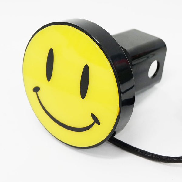 Jaxsyn Novelty Tow Bar / Trailer Hitch Cover Smiley Face Tow Bars & Winches